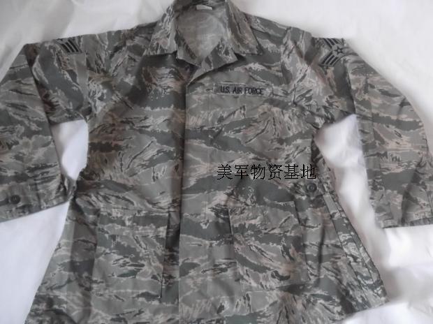 Military version Original Pint US Air Force tiger Spotted Camouflager Combat Uniform US USAF Combat Training Service Women's Outerwear Blouse Sentiment