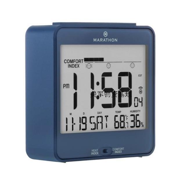Original Swiss MARATHON Home travel alarm Clock with backlight comfort indication US imported alarm clock