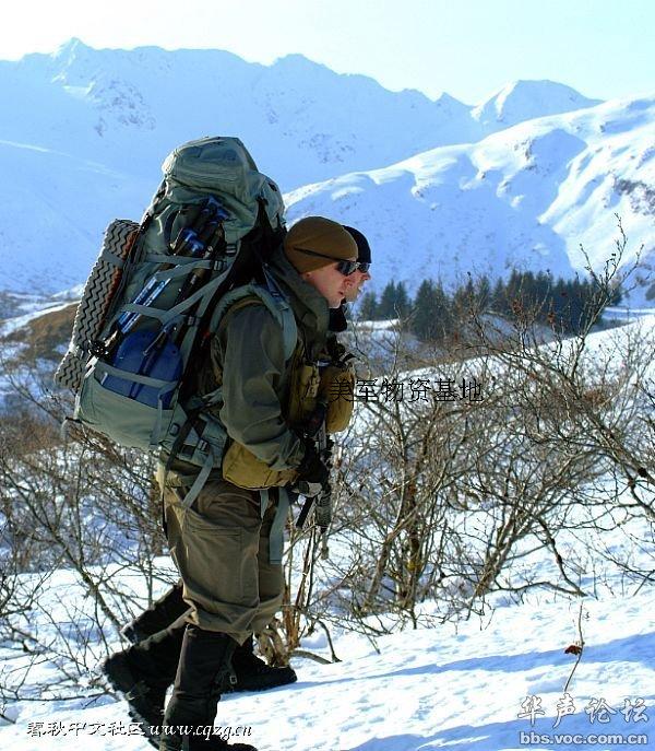 U.S. special forces lightweight 63-liter JanSport backpack mountaineering bag U.S. military quick response rucksack