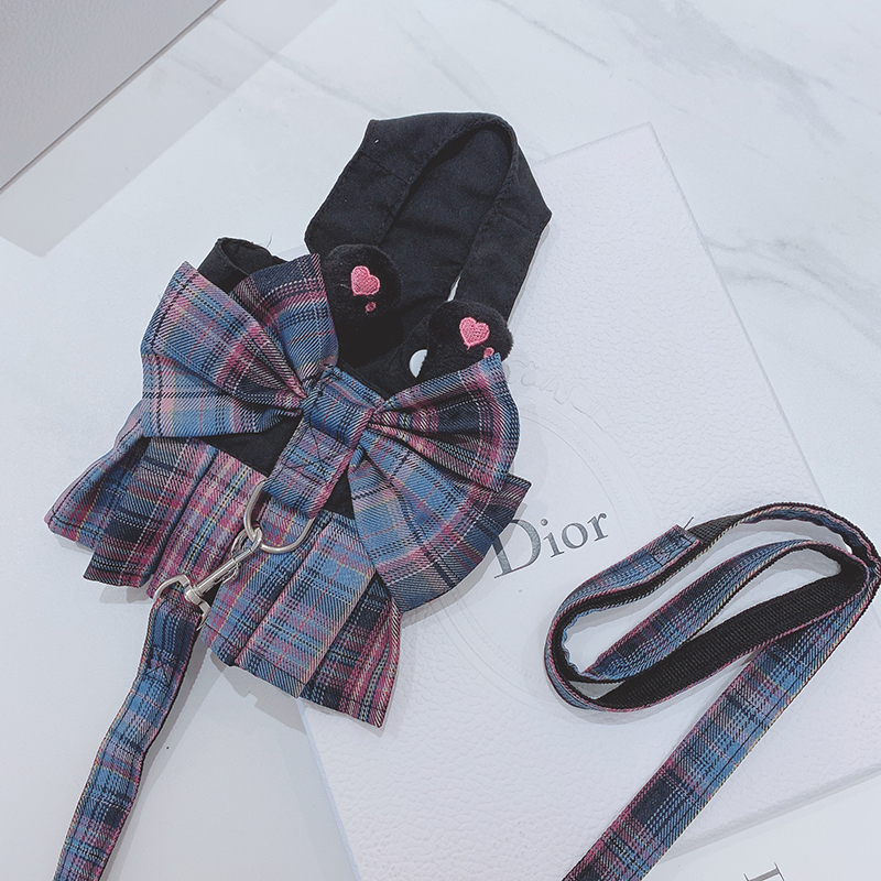 jk cute dogs traction rope kitty breast cuddling bag single dog pet out for cat walking dog rope small and medium size