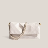 Брендовая летняя сумка подмышку, сумка через плечо, сумка на одно плечо, цепь, на цепочке