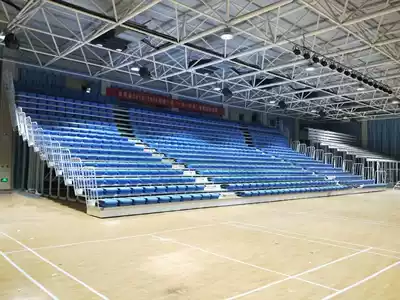 Outdoor ladder backrest chair Theater studio seat Stadium telescopic grandstand row seat Basketball hall Stadium