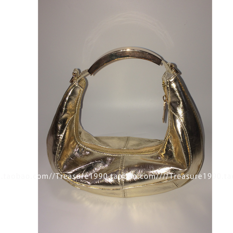 T'90 Gold Bag, Stylish Handbag, Fashionable Shoulder Bag, Crossbody Bag, Three-Way Use, Evening Bag, High-End Chain, Trendy for Autumn and Winter
