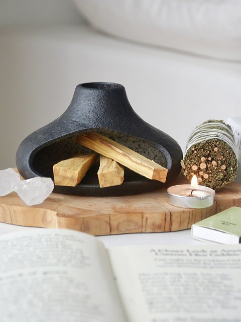 Aromatherapy Burner, Sage Incense Burner, Niche High-End Incense Burner, Fireplace, Cedar, Purification, Electromagnetic Field Healing