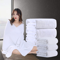 Hotel special bath towel hotel Beauty Bath home stay white towel cotton cotton thick water absorption is not easy to lose hair