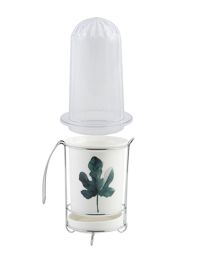 With a lid Nordic plant ceramic tube informs the waterlogging under caused by excessive rainfall basket chopsticks barrels chopsticks cage receive a shelf
