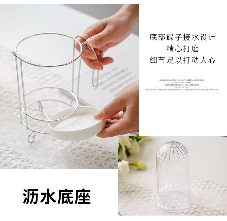 With a lid Nordic plant ceramic tube informs the waterlogging under caused by excessive rainfall basket chopsticks barrels chopsticks cage receive a shelf