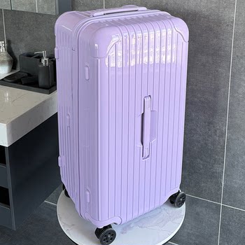 Celebrity-Style Large-Capacity Suitcase for Women 28inch Trolley Case with Universal Wheels for Men, Password Lock Leather Suitcase, Student Travel Case
