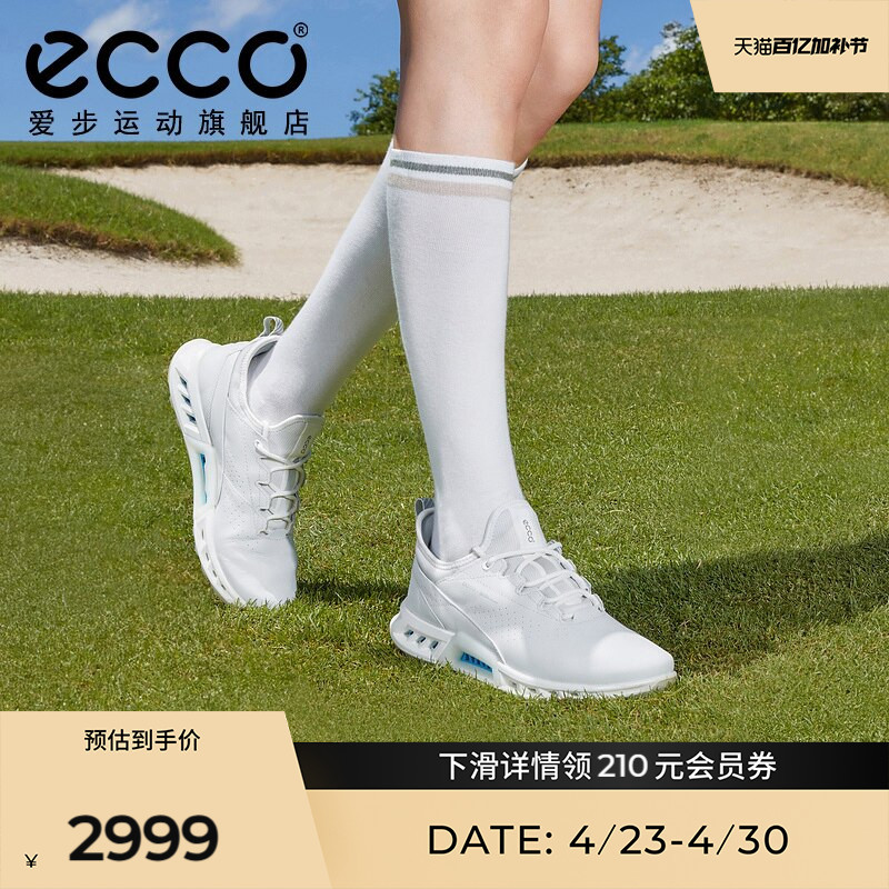 Ecco Golf Shoes for Women, Waterproof Low-Top Golf Walking Shoes Biom C4 Series 130903