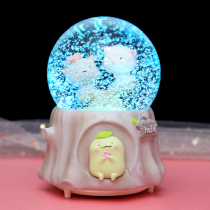 Meow Meow Sauce Crystal Ball music box decoration Girl music box Girl crystal ball girl Childrens Day Birthday gift