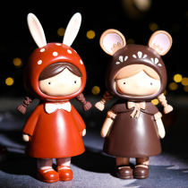 New girl heart mushroom silk girl series hand-made blind box set full set of doll ornaments cartoon doll spree