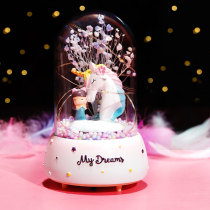 Girls heart rainbow unicorn star light Bedroom bedside decoration Study desktop night light Girls childrens gift