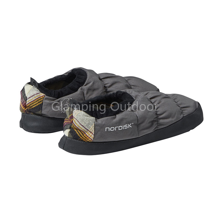 Nordisk slippers Big white bear outdoor camping warm business travel in-flight slippers Down shoes soft storage