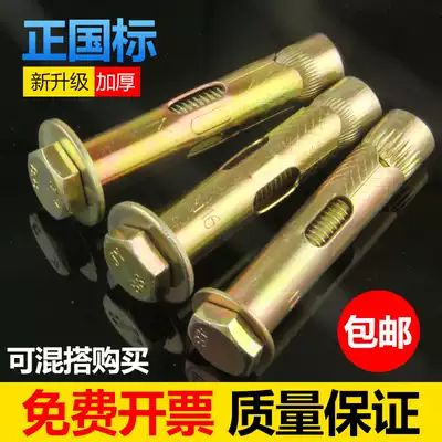 Galvanized external hexagon Gecko Inner expansion screw floor canopy bulging cone mother pull hexagon sleeve M6M8M10M12