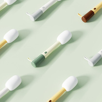 New three-in-one cup brush sponge with long handle for washing water cups and tea cup lids gap brush without dead corners food grade cup brush