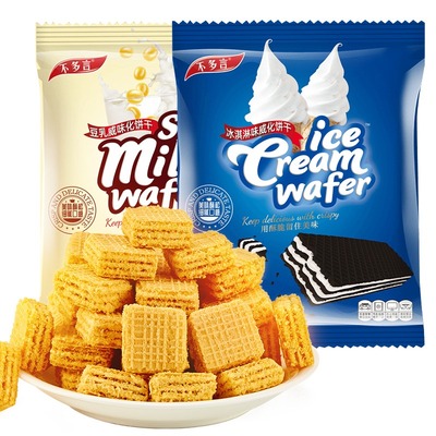 【拍六件】日本风味豆乳威化饼干