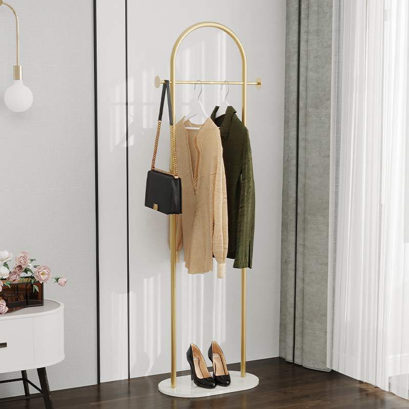 Light Extravagant Marble Iron Art Clothes Hat Rack Nordic Ins Creative Home Clothes Hanger Bedroom Floor Clothes Rack