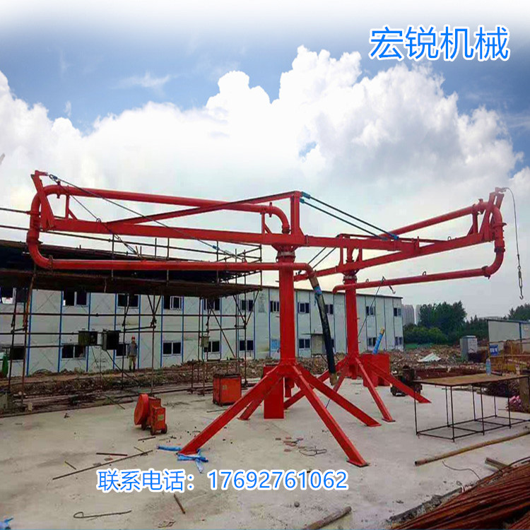 Manual 15 m cloth machine ground concrete fabric machine 18 m electric fabric machine concrete conveying fabric machine