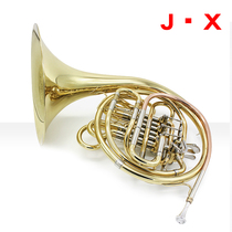 Four-key double-row one round sign playing stage-changing circle brass round brass circle playing instrument