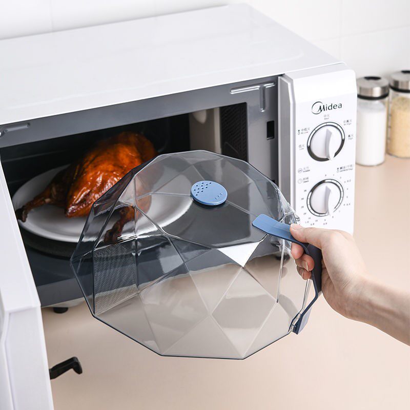 Microwave cover heating cover anti-splash cover high temperature resistant oil cover special universal hot vegetable cover transparent lid food grade