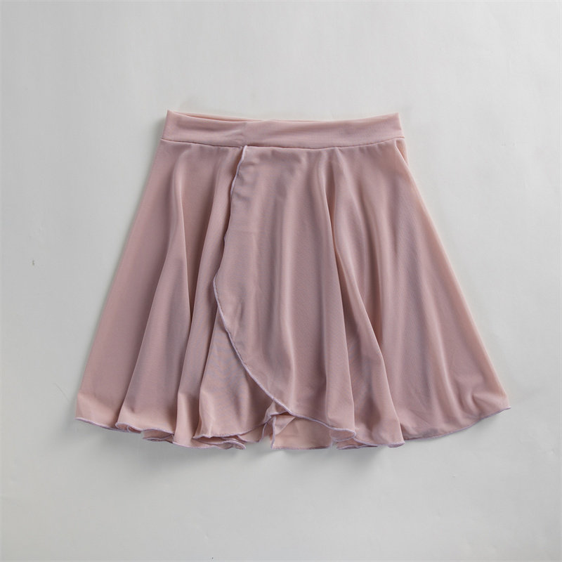 Adult versatile ballet skirt, women's, no-tie chiffon breathable mesh skirt, one-piece crossover dance apron