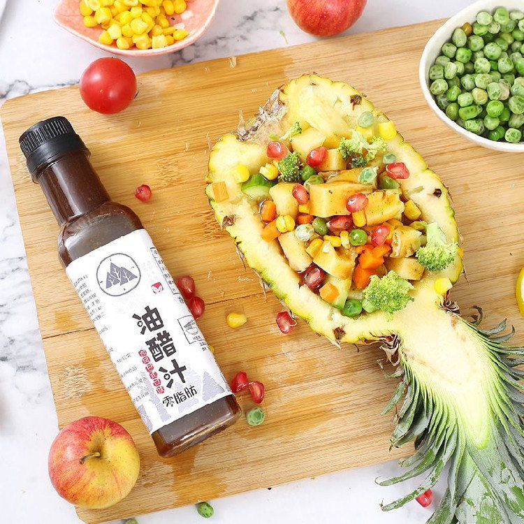 Changing newly packaged oil vinegar 0 fat low fat salad sauce fitness skim Japanese and wind vegetable salad