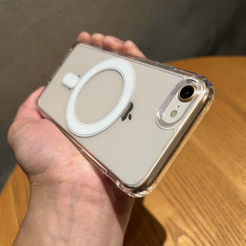 Good-Looking and Versatile Acrylic High-Transparency White Premium Magnetic Magsafe Wireless Charging Compatible Phone Case for iPhone iPhone 7 7/8, Thickened Se2 Second Generation and Se3 Third Generation Protective Case, Simple Design Good-Looking and Versatile Acrylic High-Transparency White Premium Magnetic Magsafe Wireless Charging Compatible Phone Case for iPhone iPhone 7 7/8, Thickened Se2 Second Generation and Se3 Third Generation Protective Case, Simple Design