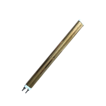 Semi-gold-plated heating tube infrared quartz double-tube heating tube drying double-tube gold far-infrared electric heating tube