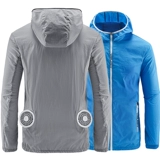 Легкая и тонкая дышащая одежда для защиты от солнца, охлаждающий вентилятор, летняя ветровка