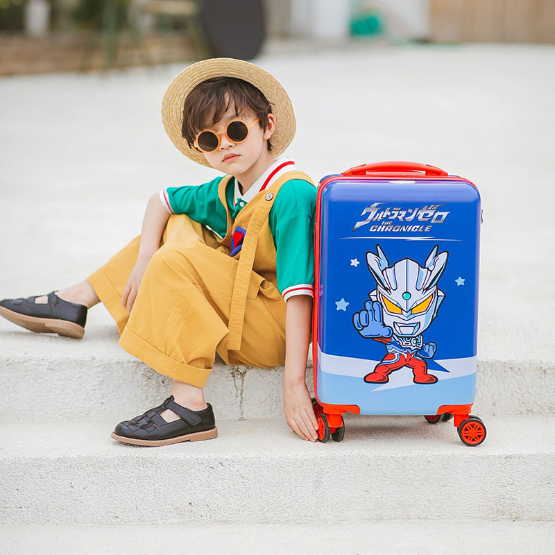 (Lee Ai Recommend) Cup with Bear Children's Late Box Handy Suitcase Den case 18-inch portable suitcase