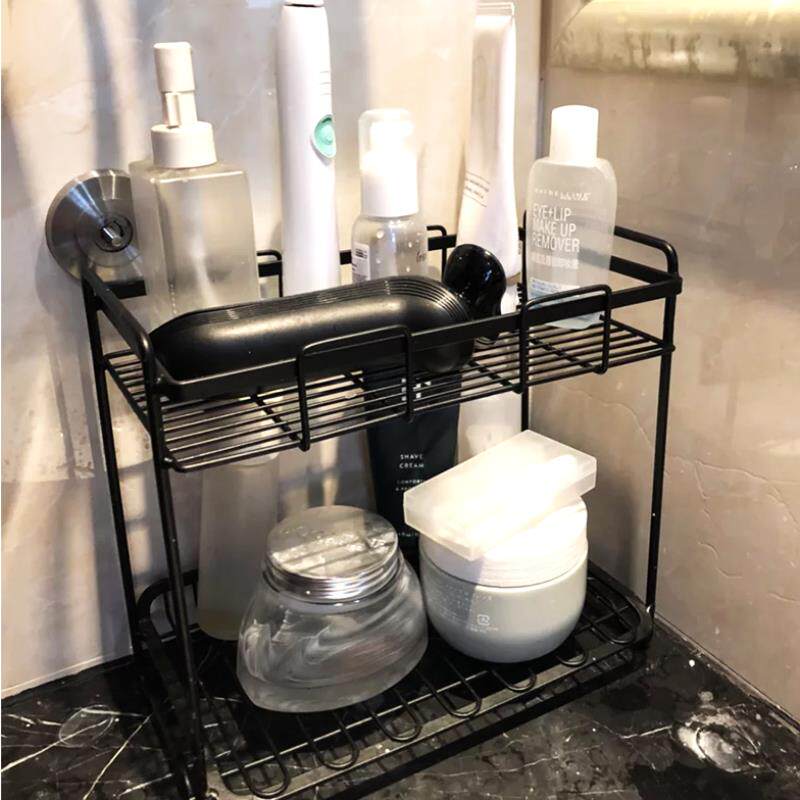 Washstand shelf Desktop storage table storage box Waterproof bedroom toilet washbasin storage shelf