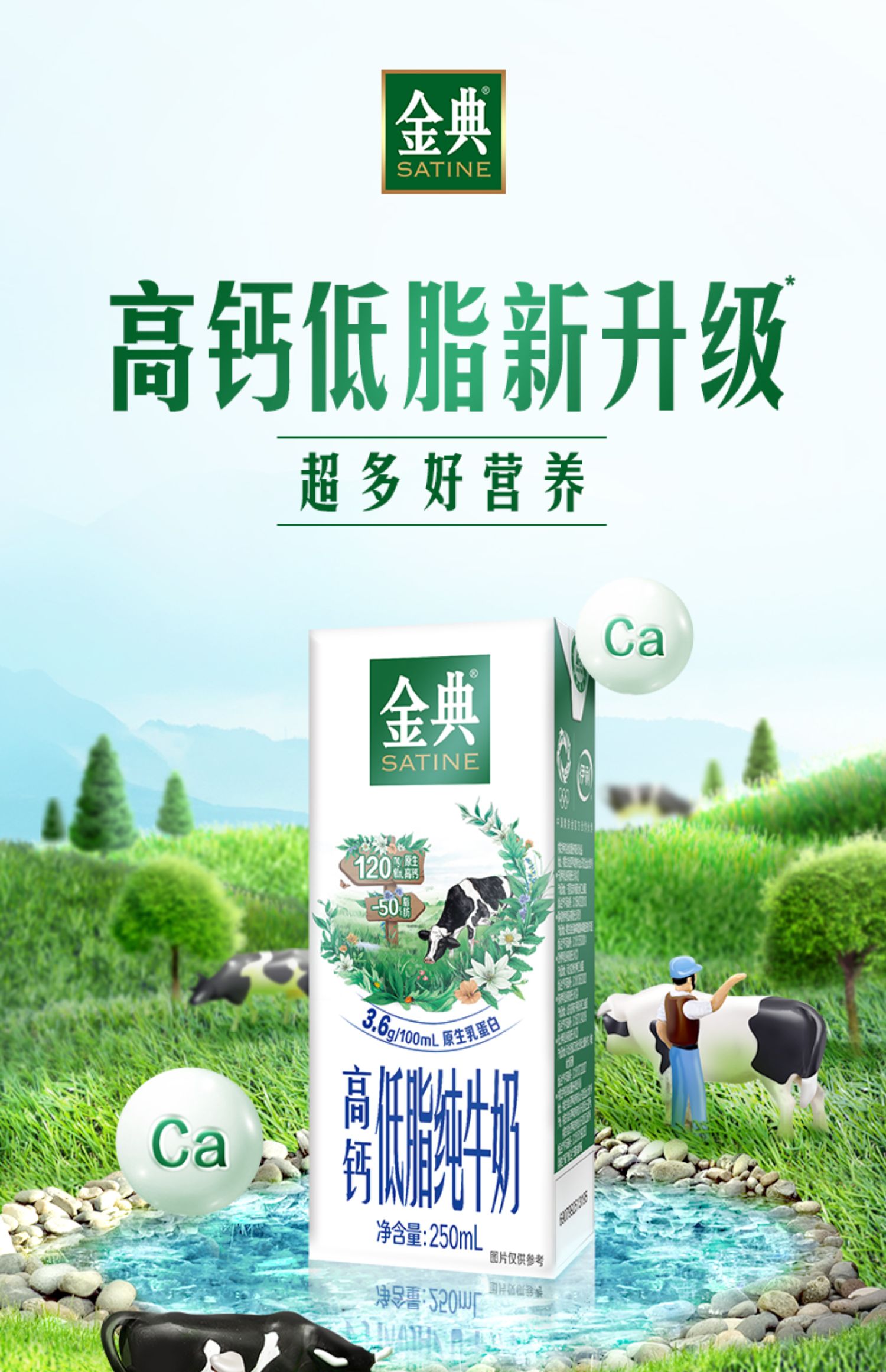 伊利 金典 高钙低脂纯牛奶 250ml*12盒*2件 76元包邮 值值值-买手聚集的地方