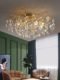 Elegant Living Room Nordic Light Luxury Crystal Chandelier Creative French Modern Bedroom Dining Room Villa Lobby American Style Internet Celebrity