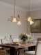Restaurant Chandelier, Long and Elegant, American Retro Style, Bar Counter, Cafe, Dining Room, Pastoral, Mid-Century French Chandelier, Dining Table Lamp