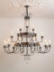 Crystal Chandelier, American Style, New Product, High-End, Light Luxury, Hotel Mezzanine, Living Room, Staircase, Candle Store Decorative Light