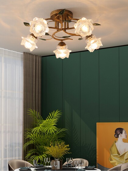 American-Style Master Bedroom Lamp, Small Living Room, Princess Room, Pastoral Mid-Century French-Style Dining Room, Crystal Personalized Bedroom, Trendy Lamp