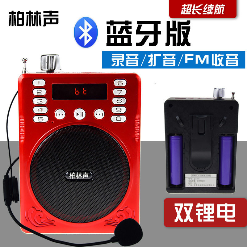 Berlin sound 305 dual electric wireless Bluetooth recording radio sound portable card small bee collection loudspeaker