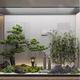 Simulated Welcoming Pine Tree for Landscaping, Large Artificial Black Pine Tree, New Chinese-Style Pine Tree for Indoor Decoration, Hotel and Shopping Mall Ornaments