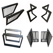 Wrought iron table leg bracket Conference table shelf Nordic Marble glass coffee table Bar table foot metal table frame custom