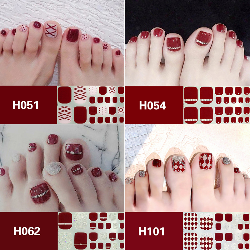 Nail Stickers for Fingernails and Toenails, Waterproof, Trendy, Fresh Style, for Children and Girls, Nail Stickers, Foot Stickers, Nail Stickers
