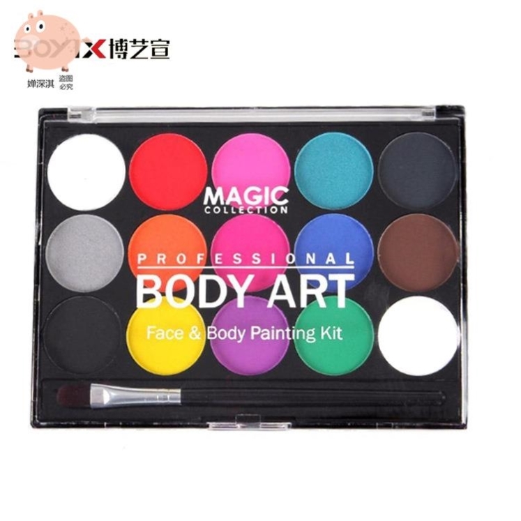 Human color painted paint water-soluble face color eco-friendly and innocuous can detect children's face body drama makeup cream