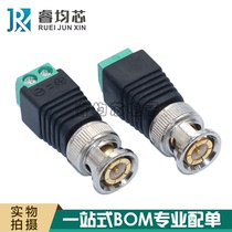 BNC connector Green BNC connector Surveillance connector Camera connector BNC solder-free BNC head adapter