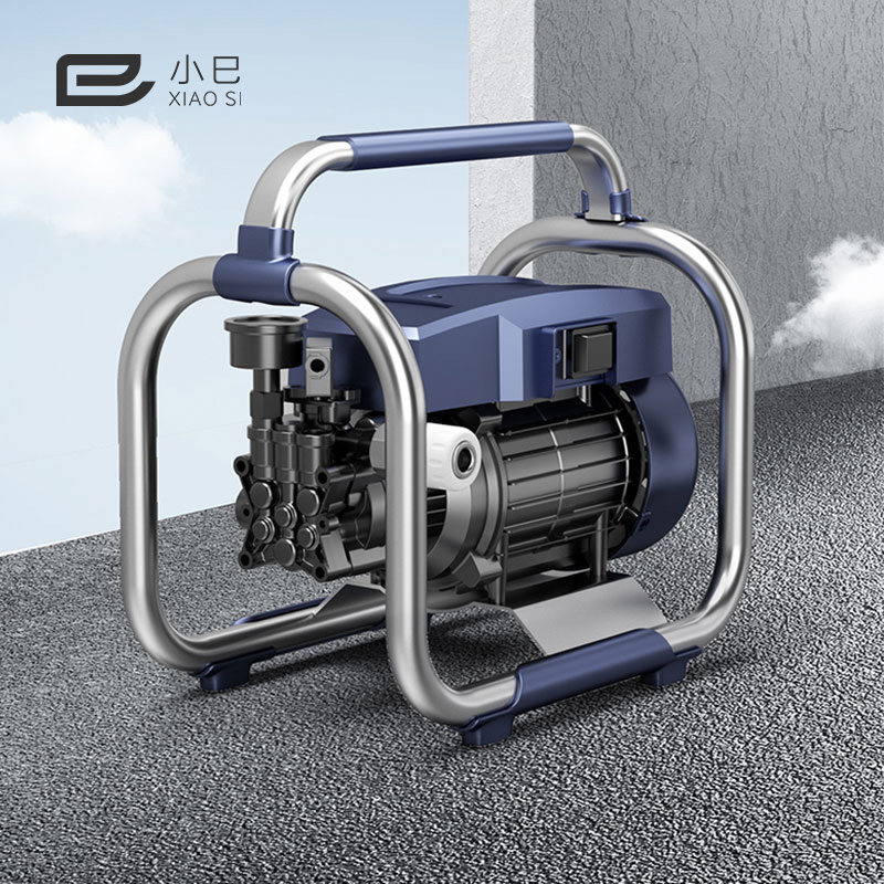 Small FEW car wash high pressure pump 220V high power household water gun brush car artifact to rob car portable cleaning machine