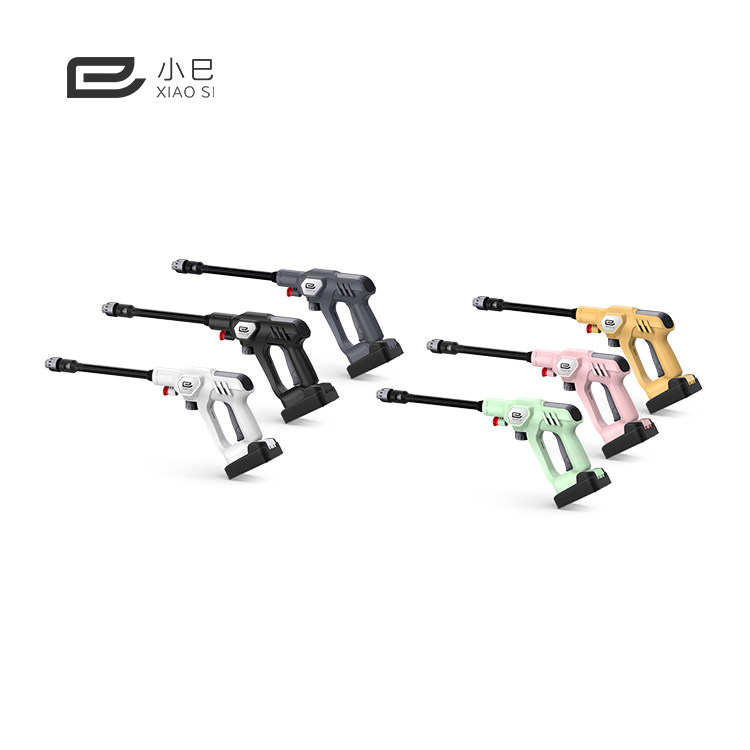 Small hand-held brushless lithium electric car wash locomotive with household high-pressure water gun self-priming portable car wash car wash artifact