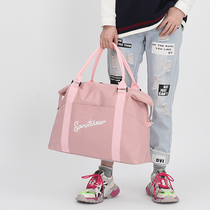 Travel bag large capacity waterproof portable travel bag men's light fitness bag women to be delivered storage bag luggage bag