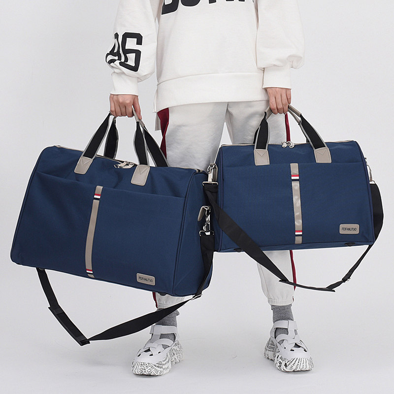 Travel bag female carrying luggage bag for business trip light waterproof can set pull rod boarding Bag Men's Fitness Bag