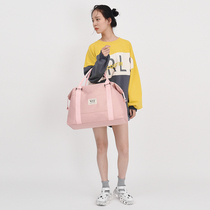 Large capacity travel bag ladies handbag bag light travel luggage packing clothes waiting storage bag fitness bag
