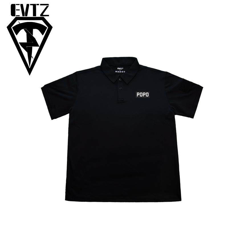 EVTZ's new single-item sweat-wicking quick-drying lapel shirt summer lightweight short-sleeved POLO shirt hydrocarbon fiber