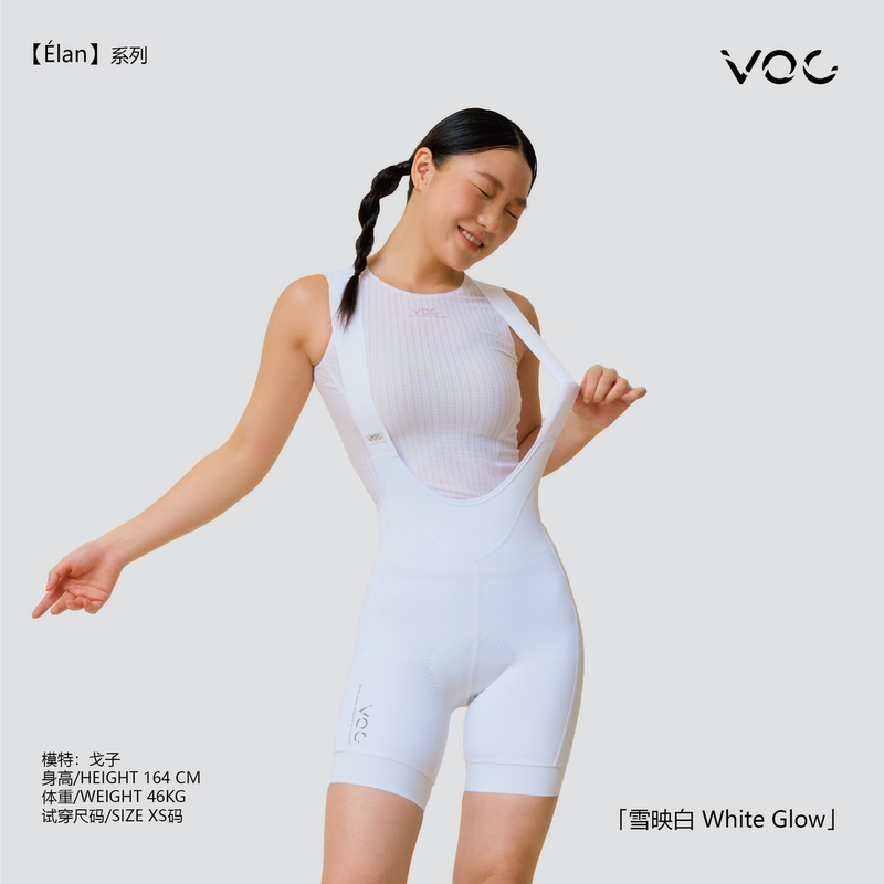 Voc25 New Summer Style 「 Double Arrow Pants Mats"" Women's Cycling Bib Shorts White/Pink Voc25 New Summer Style 「 Double Arrow Pants Mats"" Women's Cycling Bib Shorts White/Pink