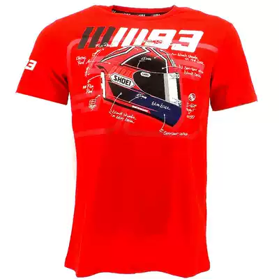 2020 Summer Locomotive Riding Short Sleeve No. 93 Marquis Racing T-Shirt Car Fan Shirt Cotton Casual